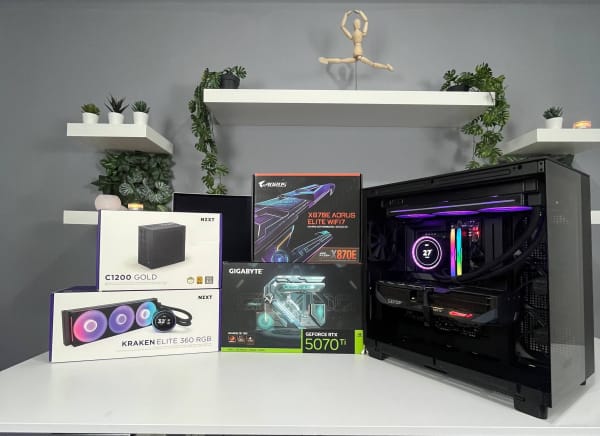 NZXT Build | 7800x3D - X870E - 32GB Ram Ekran Kartsız Hazır PC