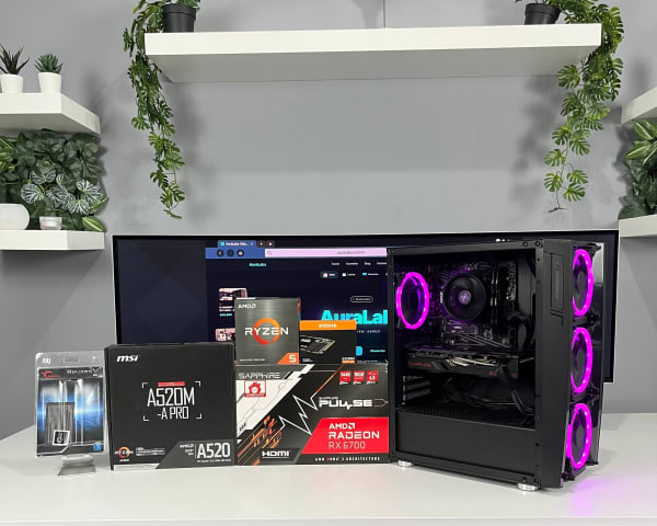 RYZEN 5 5500 / 32GB Ram / RX 6700 AM4 Hazır PC