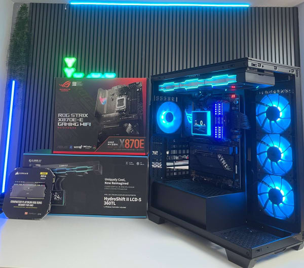 Corsair x Lian Lİ | 9800x3D / X870E-E / 32GB Ram Ekran Kartsız PC