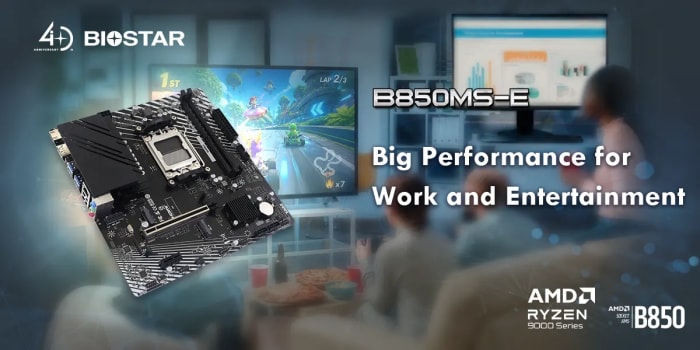 Biostar B850MS-E Anakart ile AM5 Platformuna Uygun Fiyatlı Giriş Yaptı