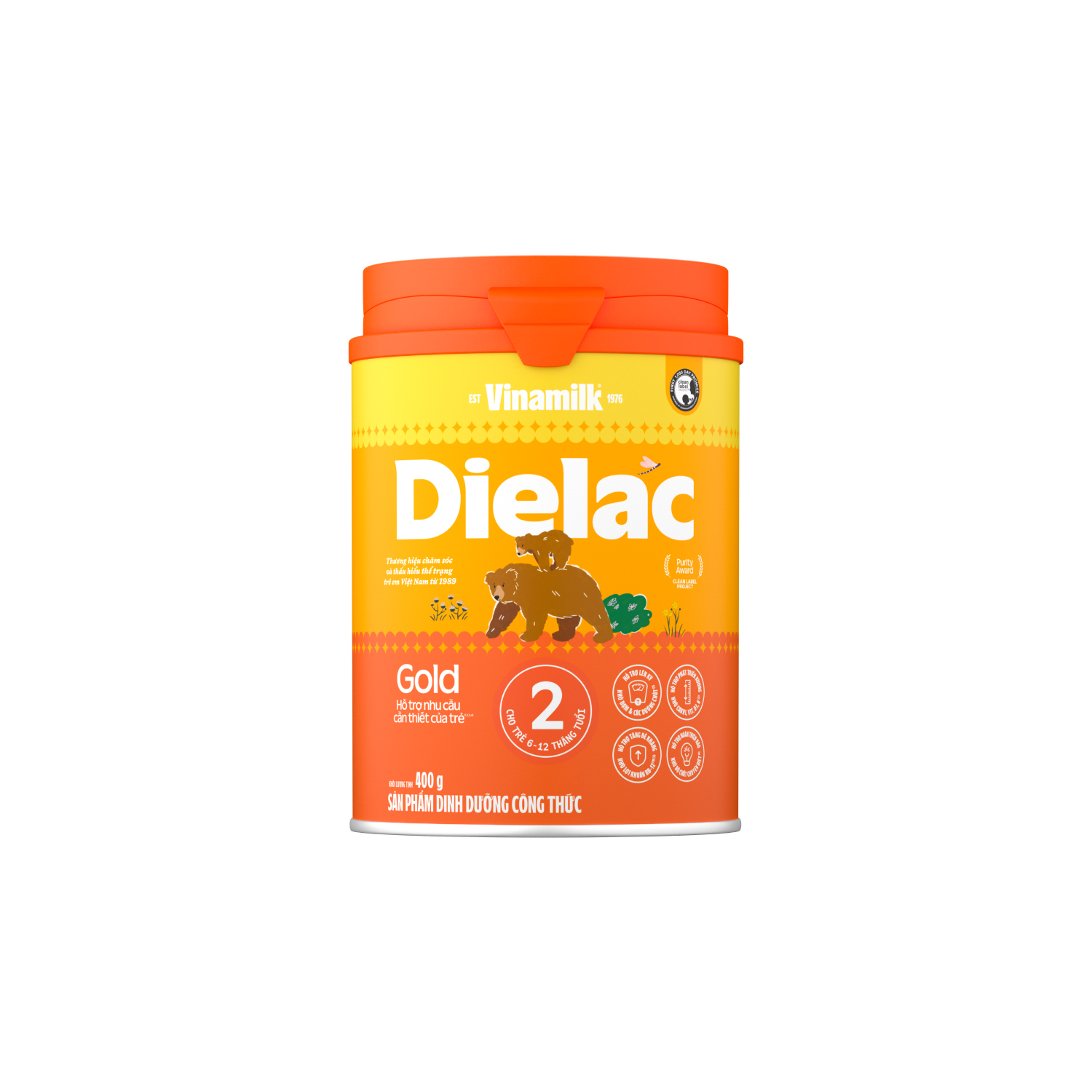 Sữa Dielac Gold Vinamilk số 2 lon 400g