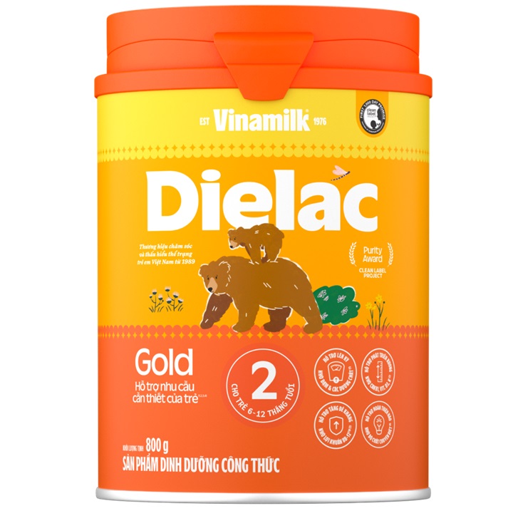 Sữa Dielac Gold Vinamilk số 2 lon 800g