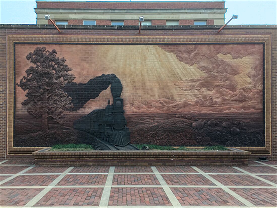 Iron Horse Legacy Brick Mural