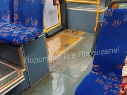 В Ярославле во время ливня затопило улицы, транспорт и жилые дома