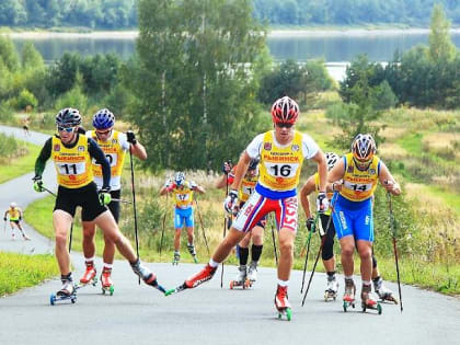 В Рыбинске проходит чемпионат России по лыжероллерам