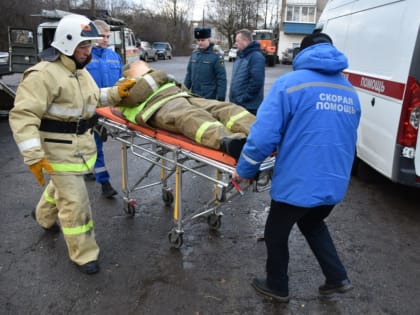 Учения по ликвидации последствий ДТП в Ярославле