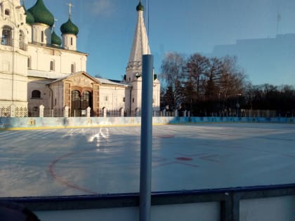 В Ярославле перенесли открытие катка на Советской площади