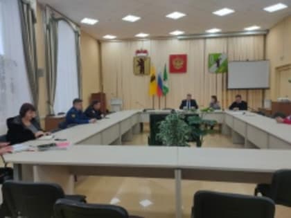 На заседании территориальной комиссии по делам несовершеннолетних и защите их прав...
