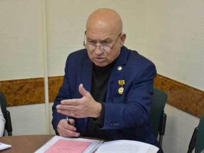 Встреча ветеранов с городской администрацией