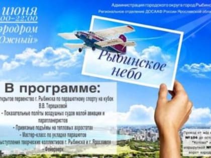 Программа Первого авиационного фестиваля в Рыбинске