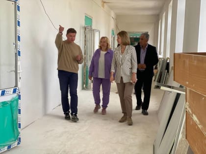 В Чебаковской школе идет капитальный ремонт по народной программе партии