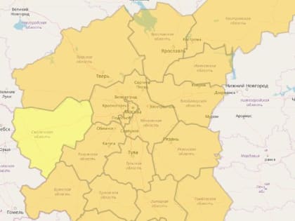 В Ярославской области объявлен оранжевый уровень опасности