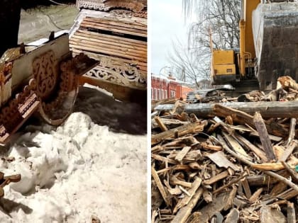 В Рыбинске разрушили памятник архитектуры