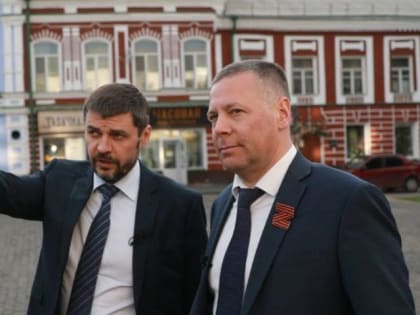 Михаил Евраев поздравил Дмитрия Рудакова с победой на выборах главы Рыбинска