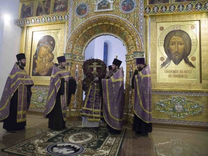 ВСЕНОЩНОЕ БДЕНИЕ НАКАНУНЕ КРЕСТОПОКЛОННОГО ВОСКРЕСЕНЬЯ