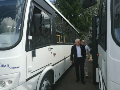 Впервые за семь лет автопарк ПАТП-1 пополнился новыми автобусами