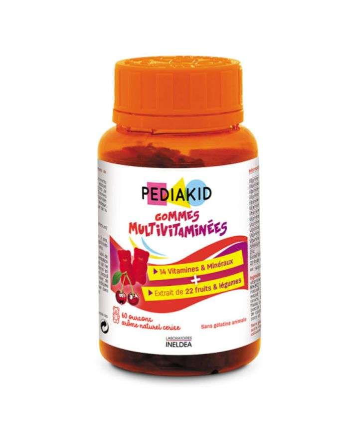 Gommes Multivitamines 60 Oursons Pediakid