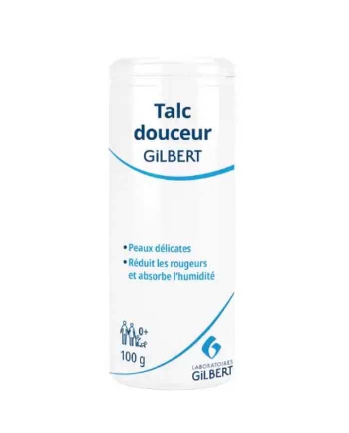 Talc Douceur Flacon Poudreur 100 g Gilbert