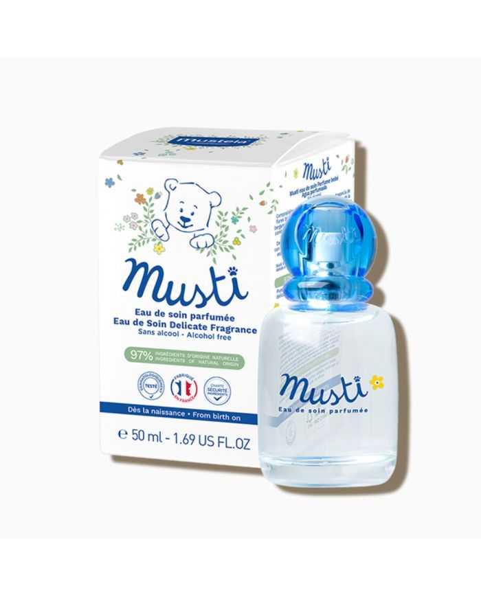 Eau de Soin Musti 50 ml sans Alcool Mustela