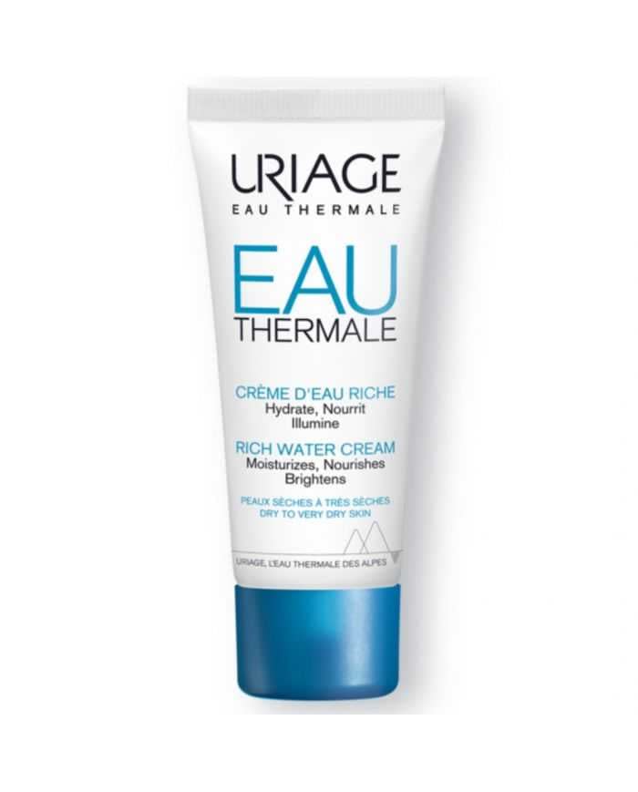 Eau Thermale Crème D’eau Riche Crème Hydratante 40 ml Uriage