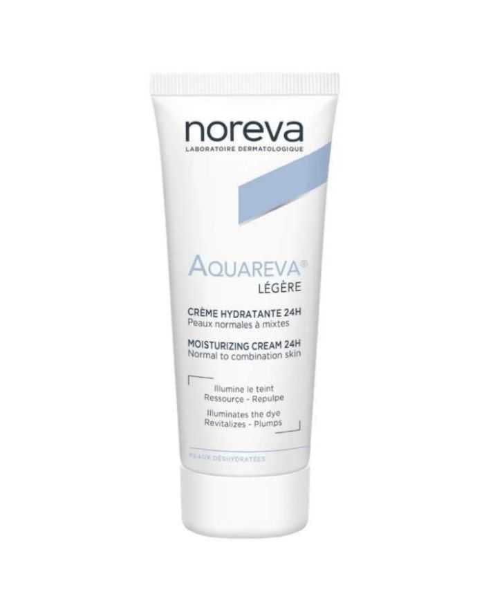 Aquareva Crème Hydratante 24H Texture Légère 40 ml Noreva