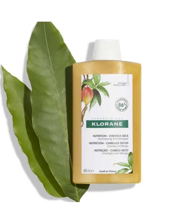 Beurre de Mangue Shampooing Traitant Nutritif 400 ml Klorane