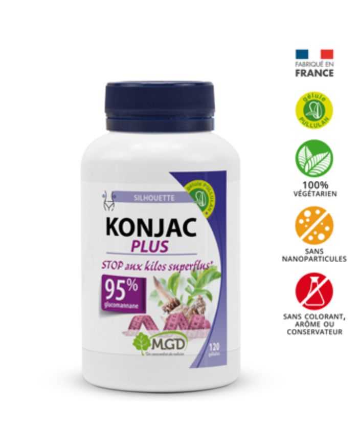 Mgd Konjac Plus 120 Gélules Mgd Nature