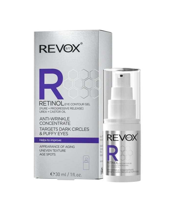 Rétinol Gel Yeux Concentré Anti Rides 30 ml Revox B77