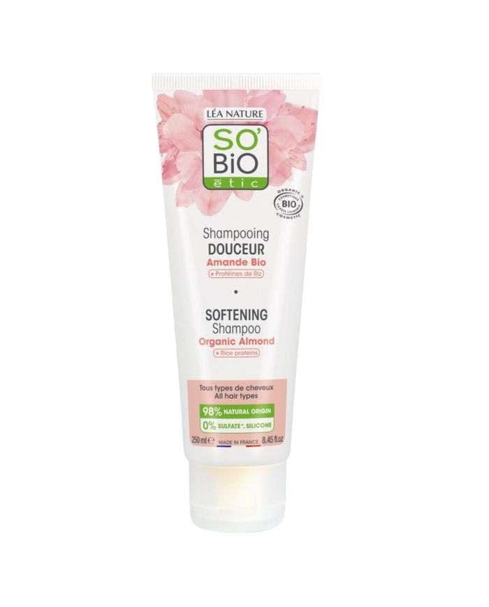 Shampoing Douceur Amande Bio et Protéines de Riz 250 ml So Bio