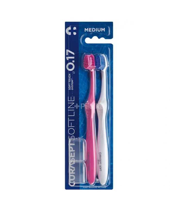 Brosse à Dents Medium 017 Bi Pack Curasept
