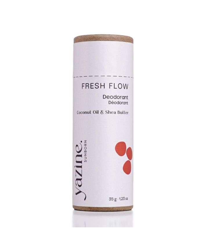 Fresh Flow Déodorant Naturel Huile de Coco et Beurre de Karite 35 g Yazine