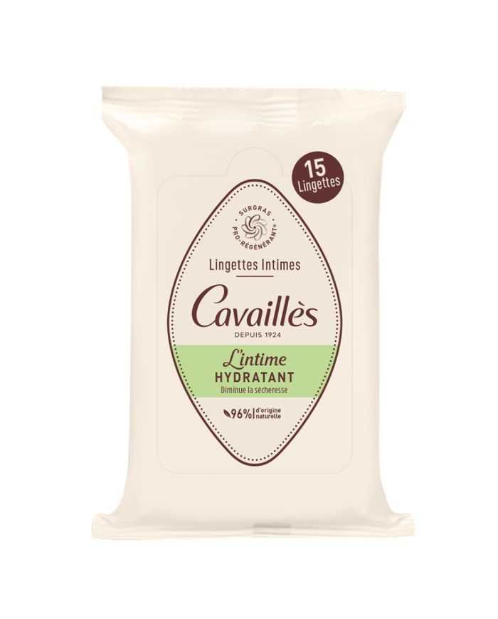 Lingettes Intime Hydratant 15 Unités Rogé Cavaillès