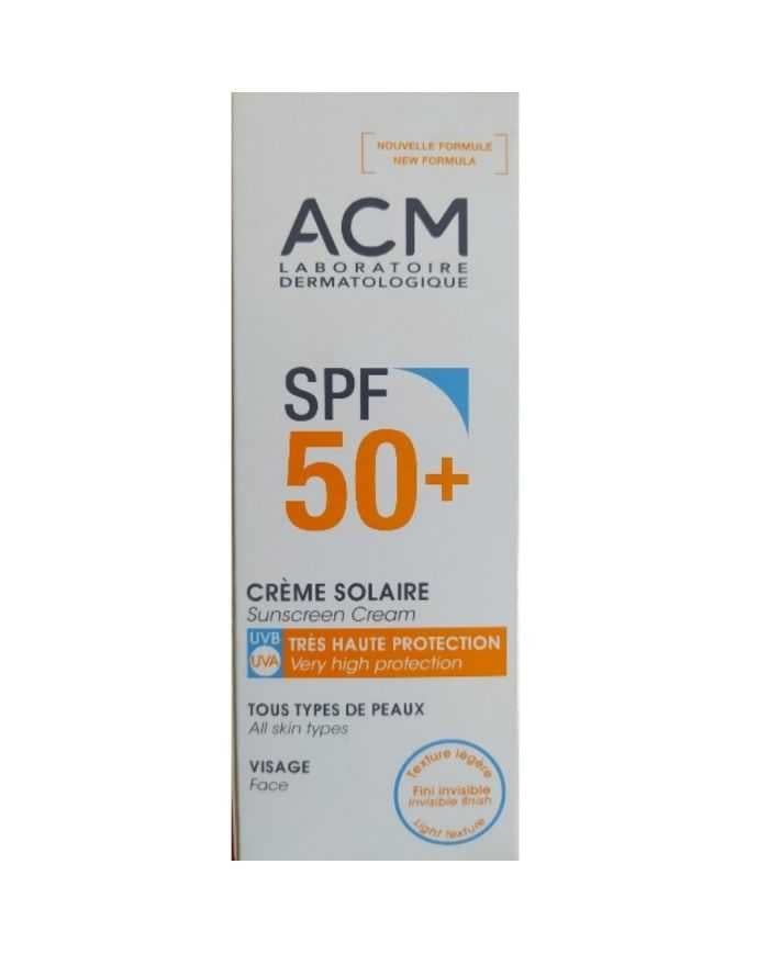 Crème Solaire SPF 50+ Tous Types de Peaux 40 ml Acm