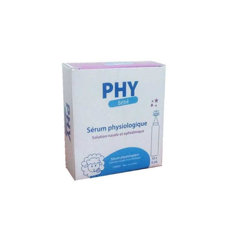 Sérum Physiologique 10*5 ml Phy Bebe