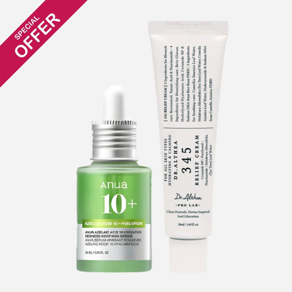 Combo ANUA Azelaic Acid + Dr. Althea 345 Cream Anua