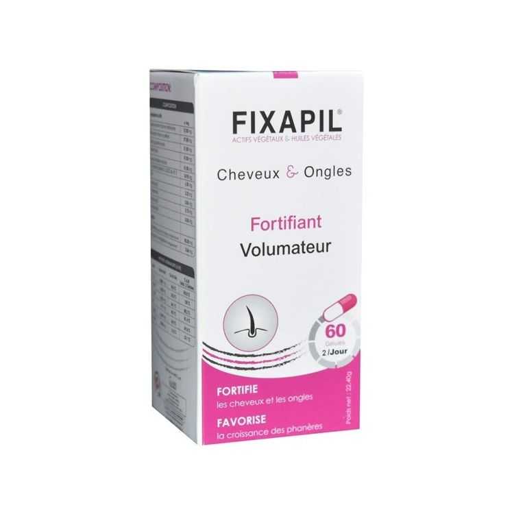 Fixapil Cheveux et Ongles Fortifiant Volumateur 60 Gélules Fixa
