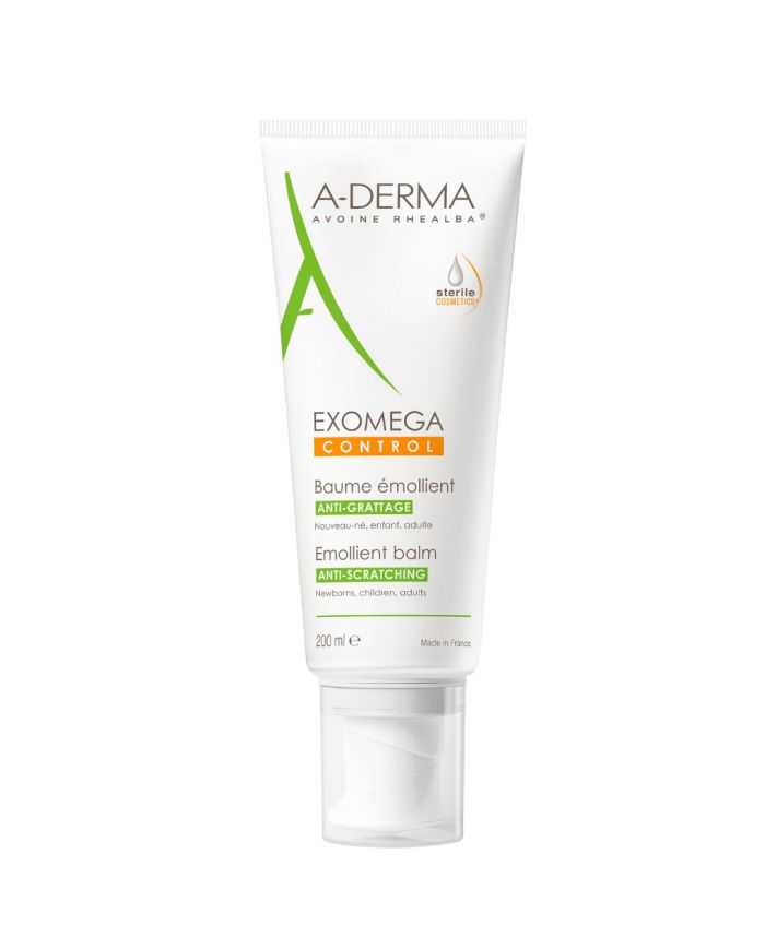 Aderma Exomega Controle Baume Emollient Anti Grattage 200 ml A-Derma