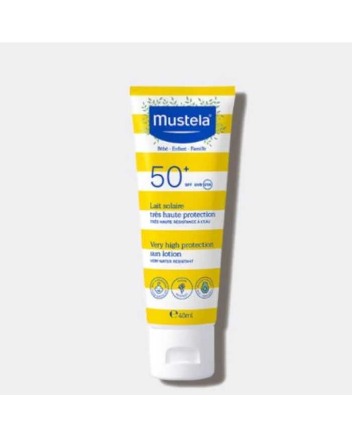 Lait Solaire SPF 50+ Haute Protection 40 ml Mustela
