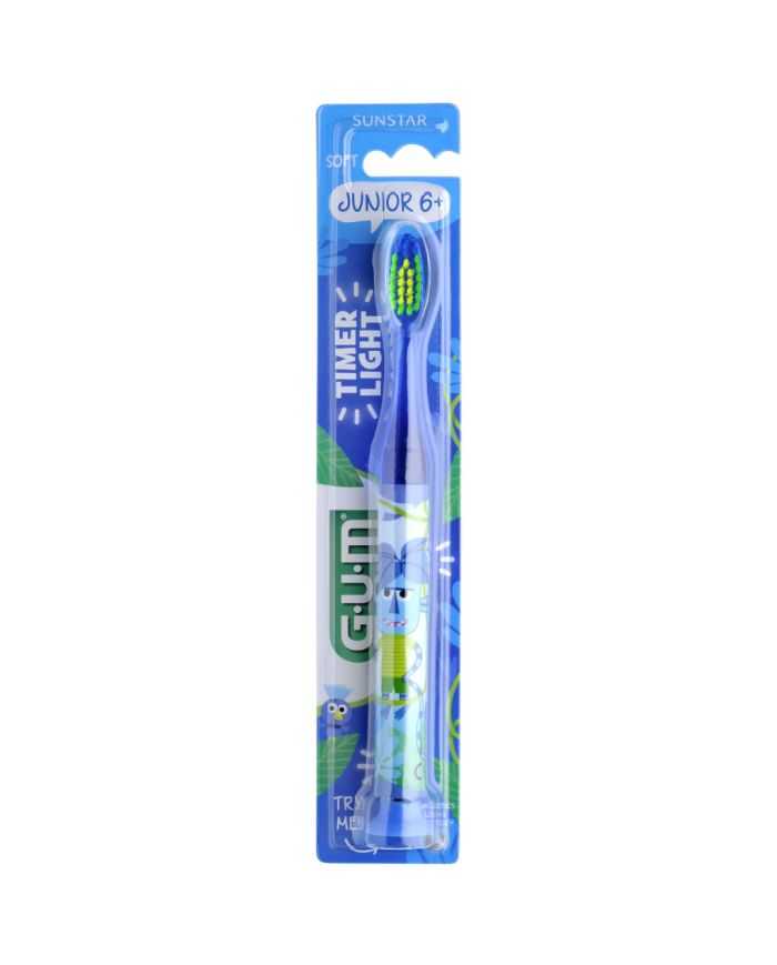 Junior Light Up 1 Minute Brosse à Dents Souple Ref 903 GUM