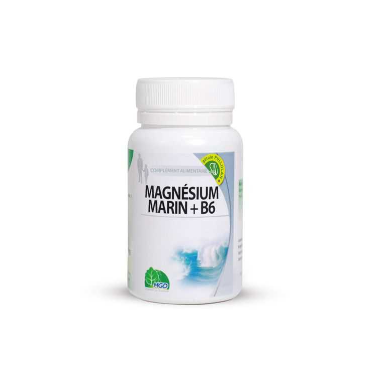 Magnésium Marin + B6 30 gélules Mgd Nature
