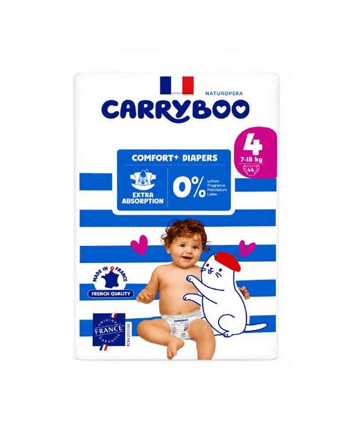 Comfort+ Couches Taille 4 44 Unités 7-18 KG Carryboo