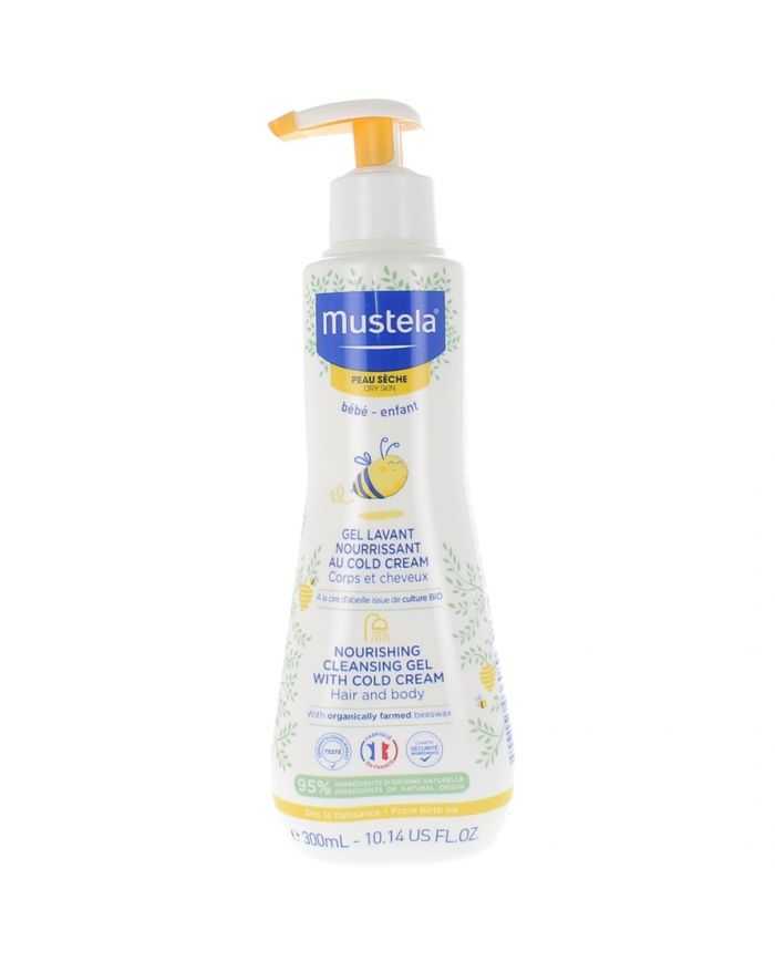 Bébé Gel Lavant Surgras Cold Cream Peau Sèche Pompe 300 ml Mustela