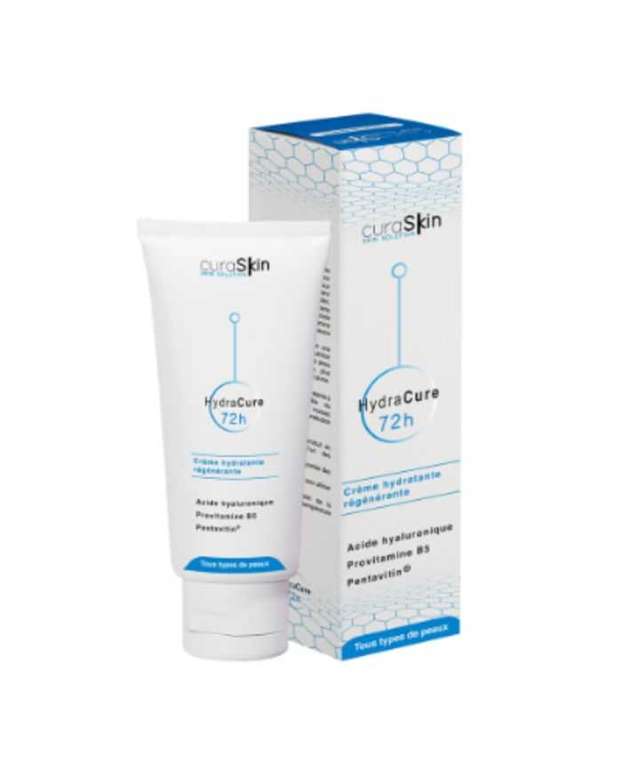 Hydracure Crème Hydratante Régénérante 72H 50 ml Curaskin
