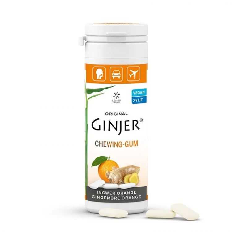 Chewing GUM Ginger - Orange Lemon Pharma