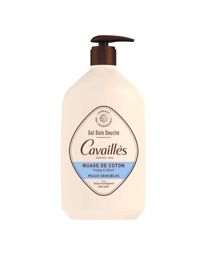 Gel Bain et Douche Nuage de Coton Peaux Sensibles 1 l Rogé Cavaillès