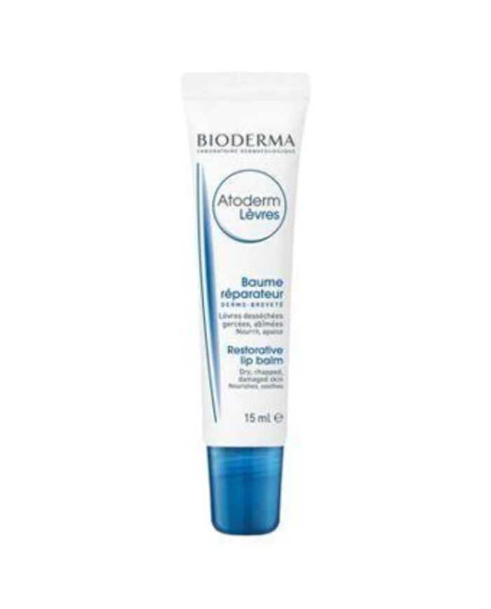 Atoderm Baume Lèvres 15 ml Nourrit et Apaise les Lèvres Gercees Bioderma