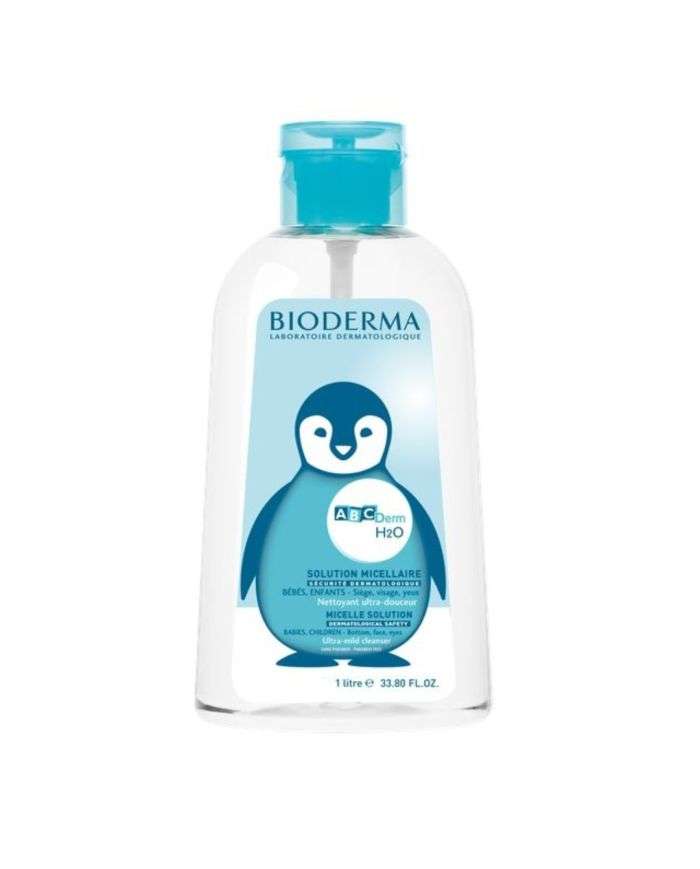 H2O Solution Micellaire Nettoyant Ultra Douceur 1L Abcderm