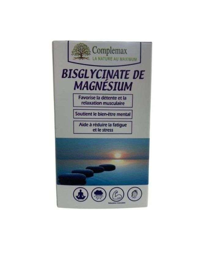 Bisglycinate de Magnesium 30 Gélules Complemax