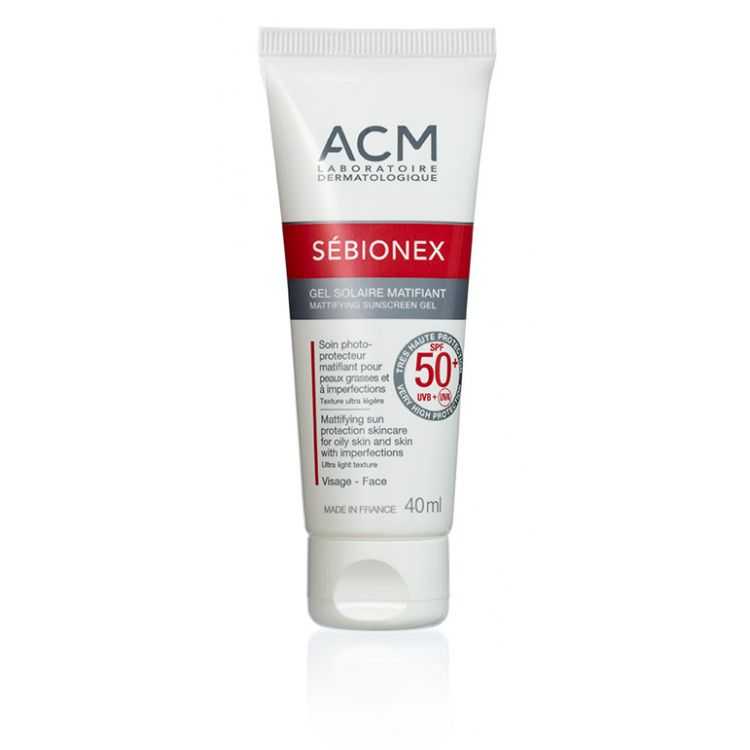 Sebionex Gel Solaire Matifiant SPF 50+ 40 ml Acm