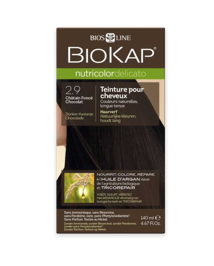 Nutricolor Delicato 2.9 Chatain Fonce Chocolat Biokap